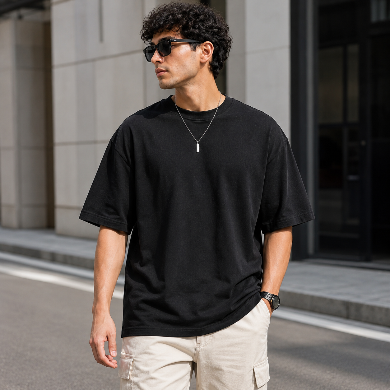 Oversized Cotton T-Shirt